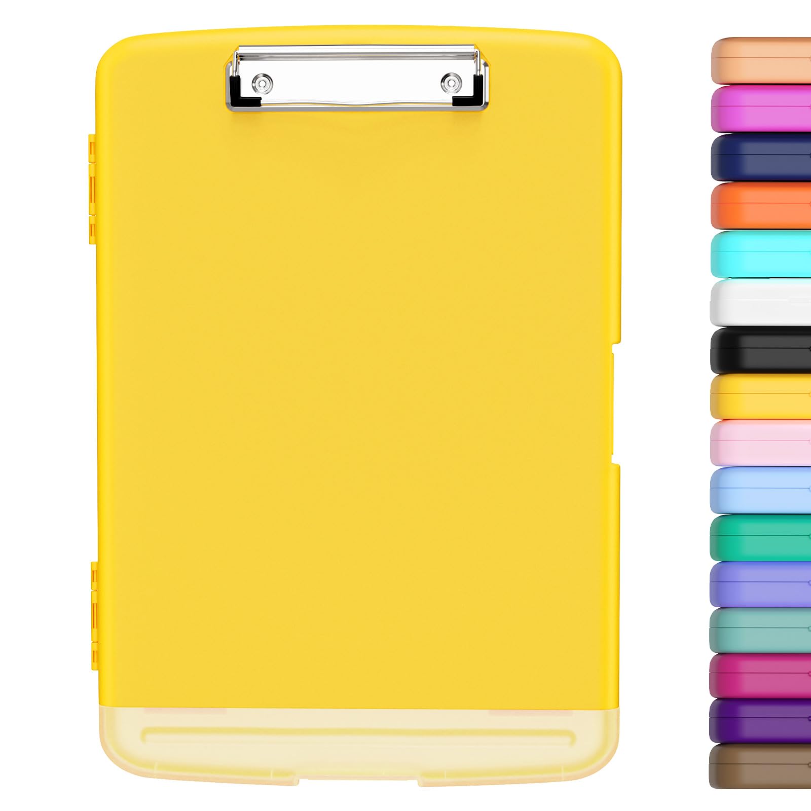 Hongri Clipboard with Storage with Pencil Case, 8.5 x 11 Storage Clip Board