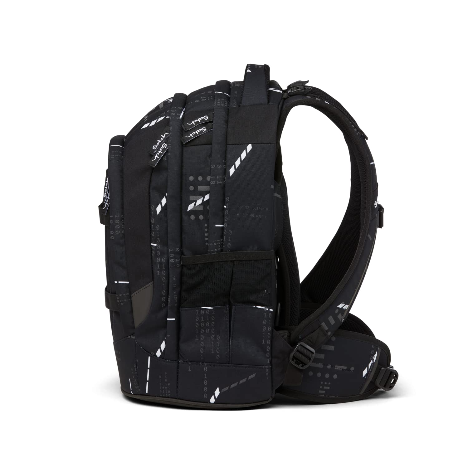 Satch Pack Pencil Slider Light Edition Schulrucksack Set 3tlg. mit Sportbeutel (Ninja Matrix)