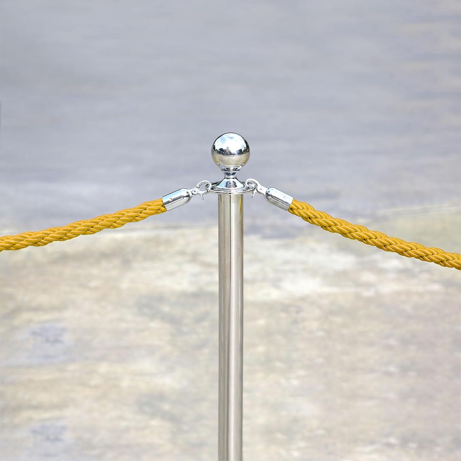2.5m Giallo Twisted Hemp Ro 2Piece Set di Coda ment Stanch Ros per Eventi Hotel & Film Set VIP Cords