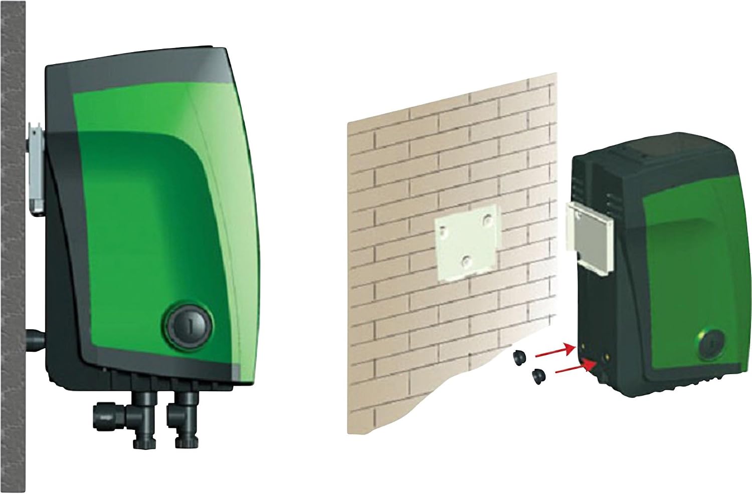 DAB 60161442 E.SYWALL Complete Wall Mounting Kit for E.SYBOX or E.SYBOXmini
