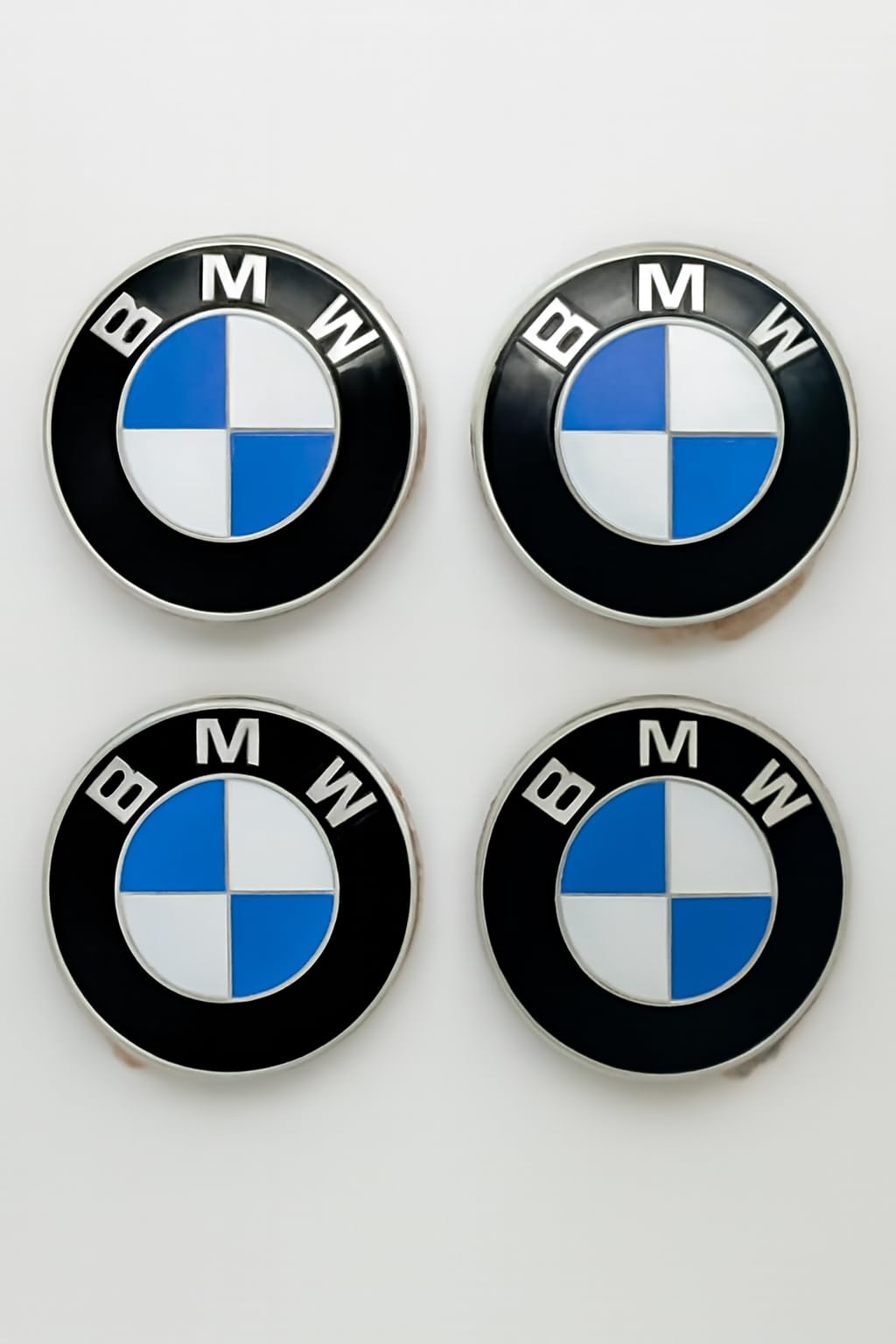BMW 4X Nabendeckel Aufkleber Emblem Ø 70mm 1er 2er 3er 4er 5er 6er 7er Z1 Z2 Z3 Z4 X1 X2 X3 X4 X5 X6 M3 M2 M4 Aufkleber Set + Gratis M Einkaufschip
