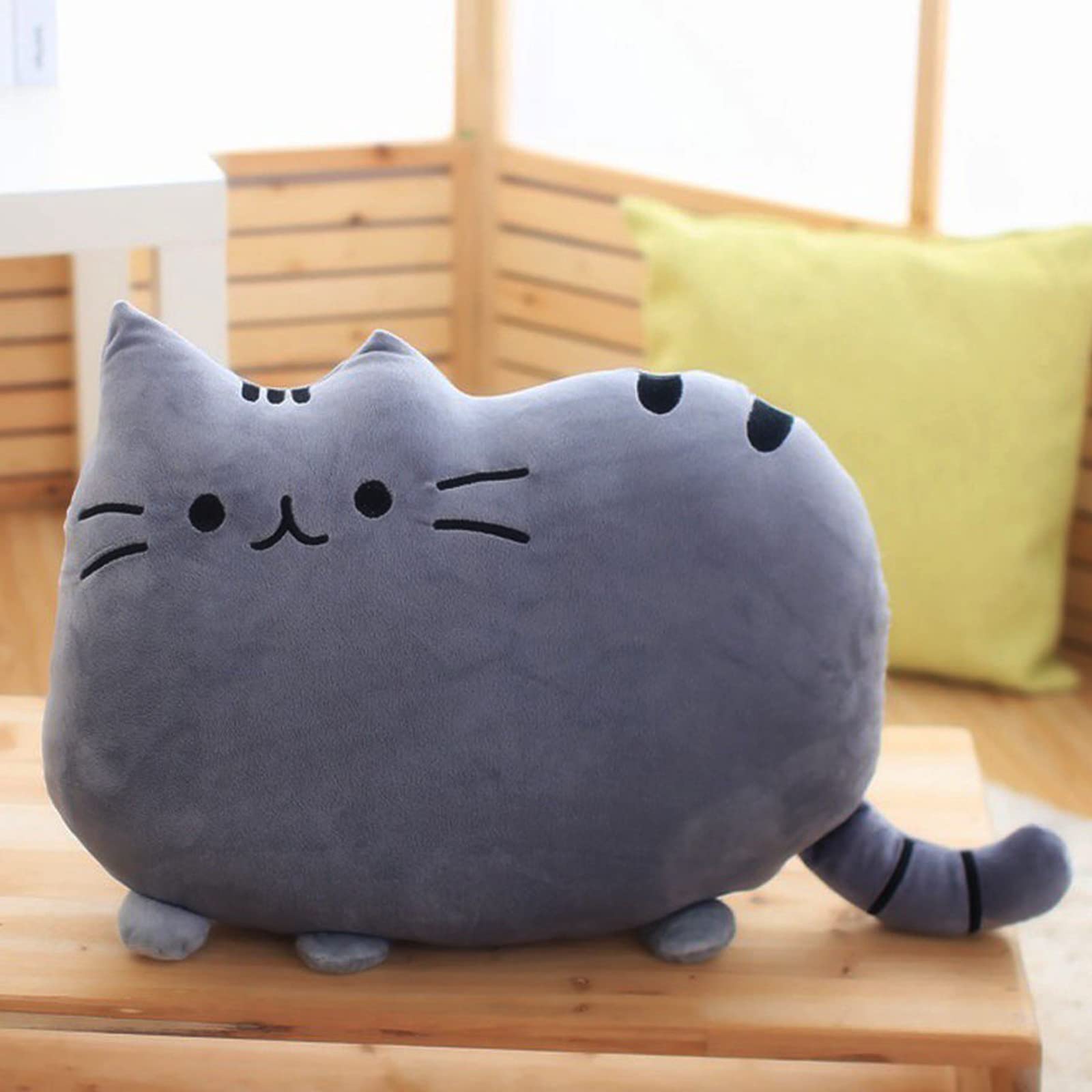 ME & YOU Decorative Cat Cushion| Cat Pillow| Cat Cushion for Sofa, Home, Living Room (Gray)-picture-42