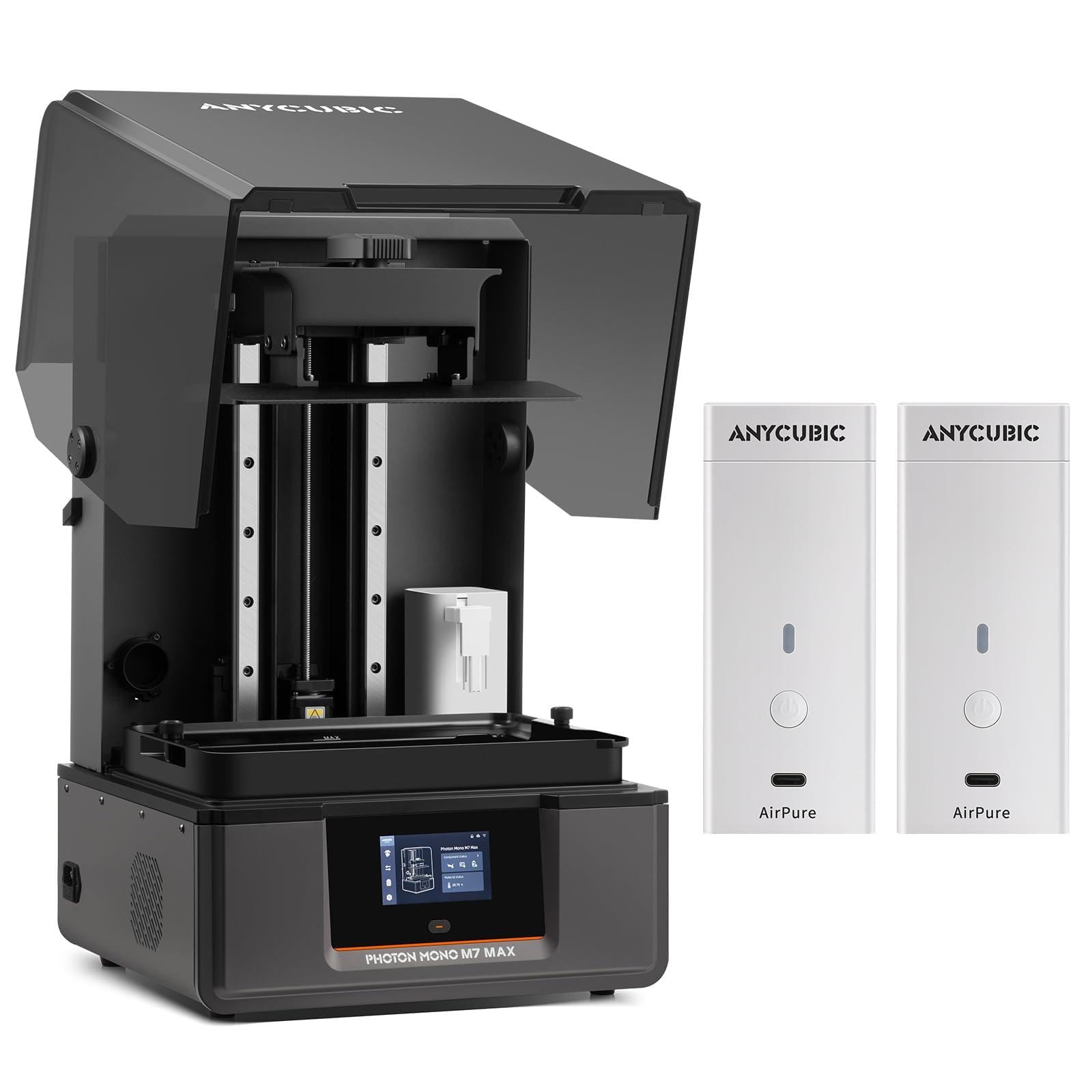 ANYCUBIC Photon Mono M7 MAX 3D-Drucker and Mini Luftreiniger Bundle
