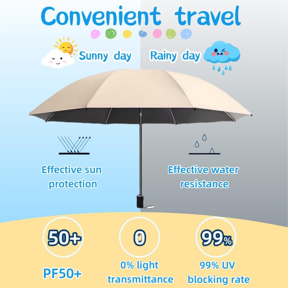 Ombrellone Per Passeggino Protezione UV,Ombrello Per Bambini Con Strisce Riflettenti,Ombrello Portatile per Passeggini E con Clip,Ombrello Pieghevole Per Bambini,Ombrellino Per Passeggino
