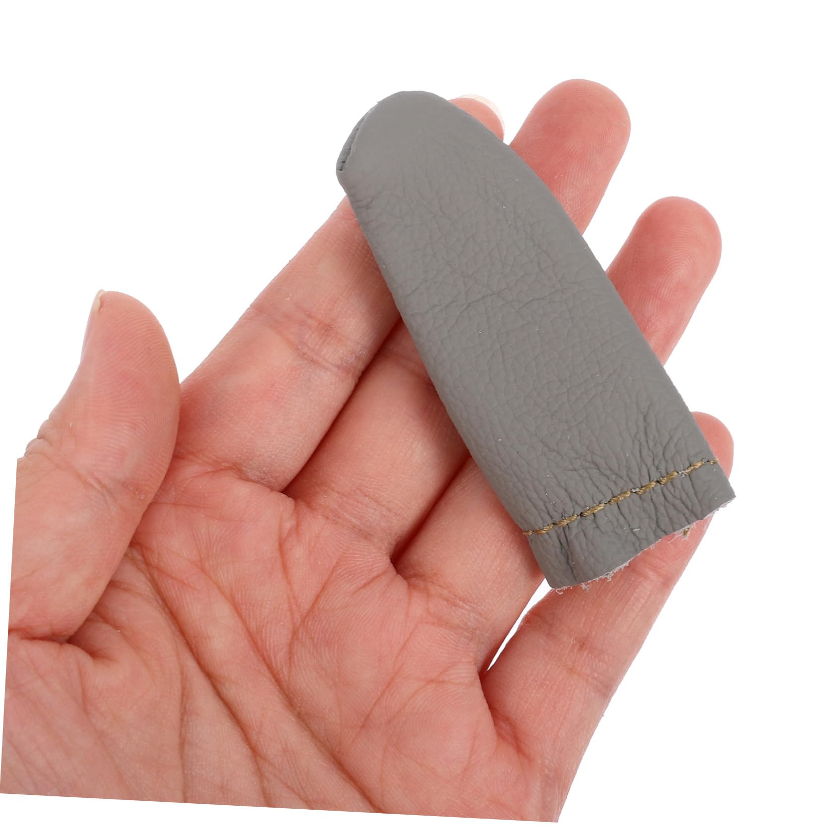 SHINEOFI 5 Series Dedales De Cuero Prevención Dedal Tapicería De Muñeca Aguja Pliegue Separadores De Dedos Pedicura Vendas Cubre Dedos Aguja Guantes Gel 10 piezas x 5