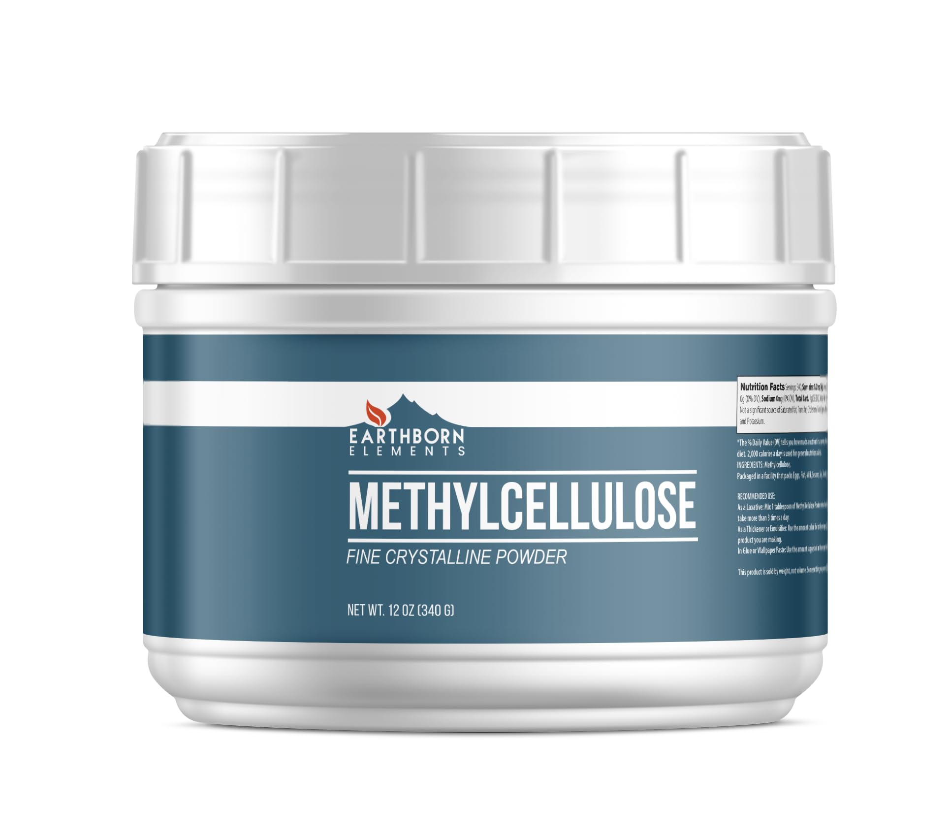 Methylcellulose (12 oz), No Emulsifiers Or Additives, Food Grade