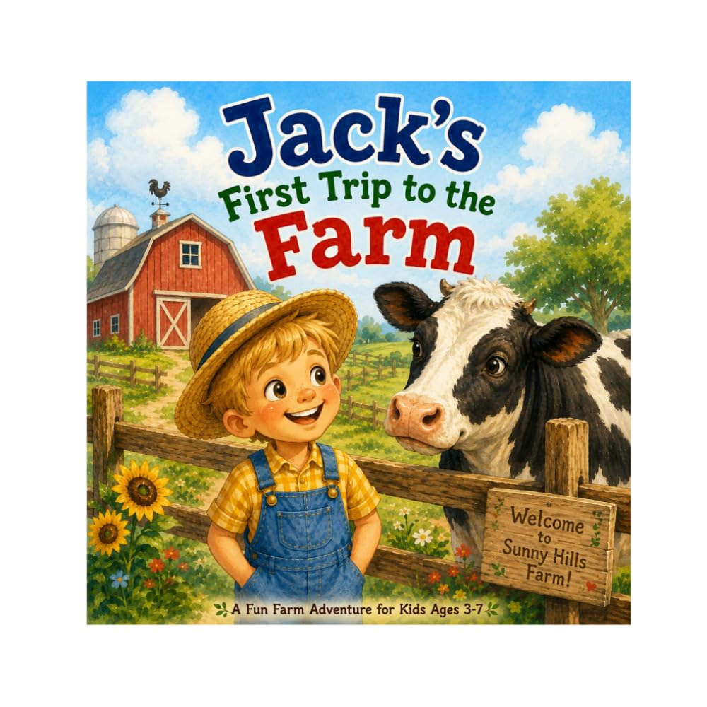 Jack's First Trip to the Farm: A Heartwarming Farm Adventure for Early Readers (Jack’s Adventures)