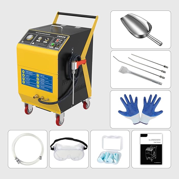 Buy QPKING Pellet Dry Ice Blasters,Dry Ice Blasting Cleaning Machine