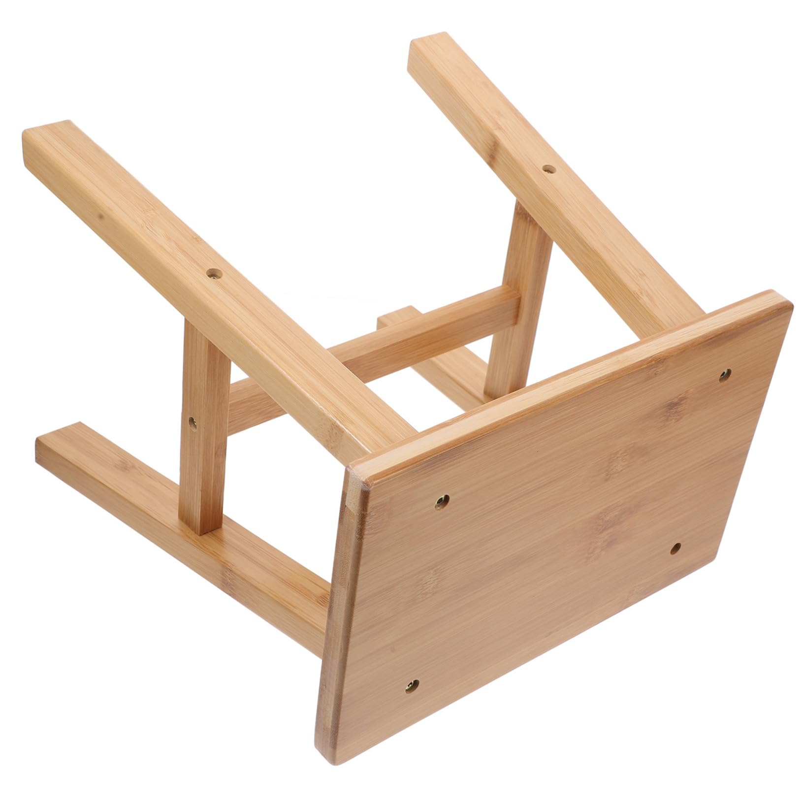 Siège et rangement compact en bambou pour gagner de la place