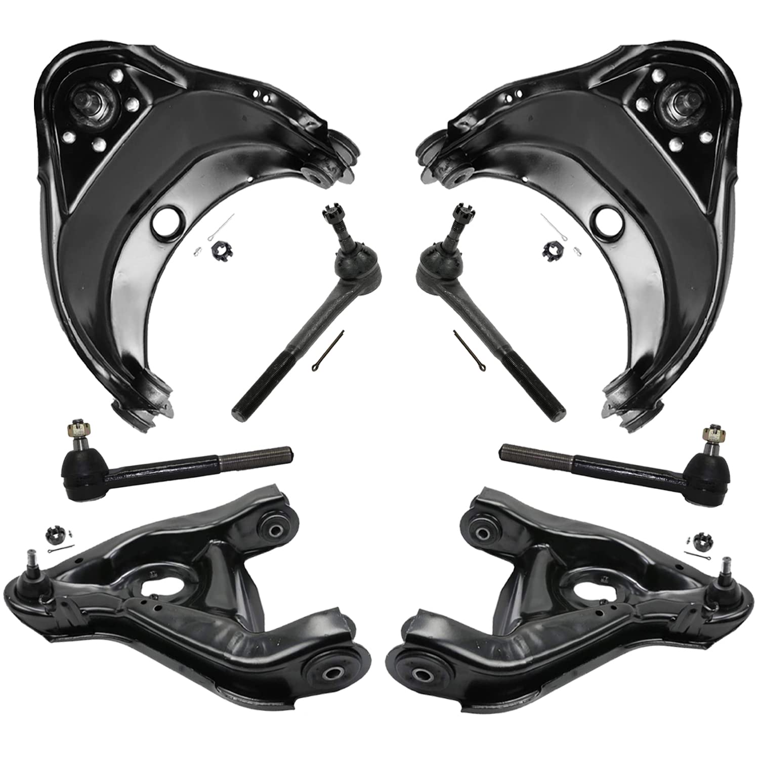 Detroit Axle - 2WD Front End Control Arms Kit for GMC Chevrolet C1500 C2500