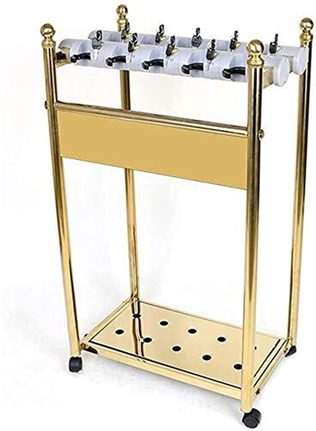 Porte-parapluie haut de gamme LUNEZY en titane et inox pour hall élégant