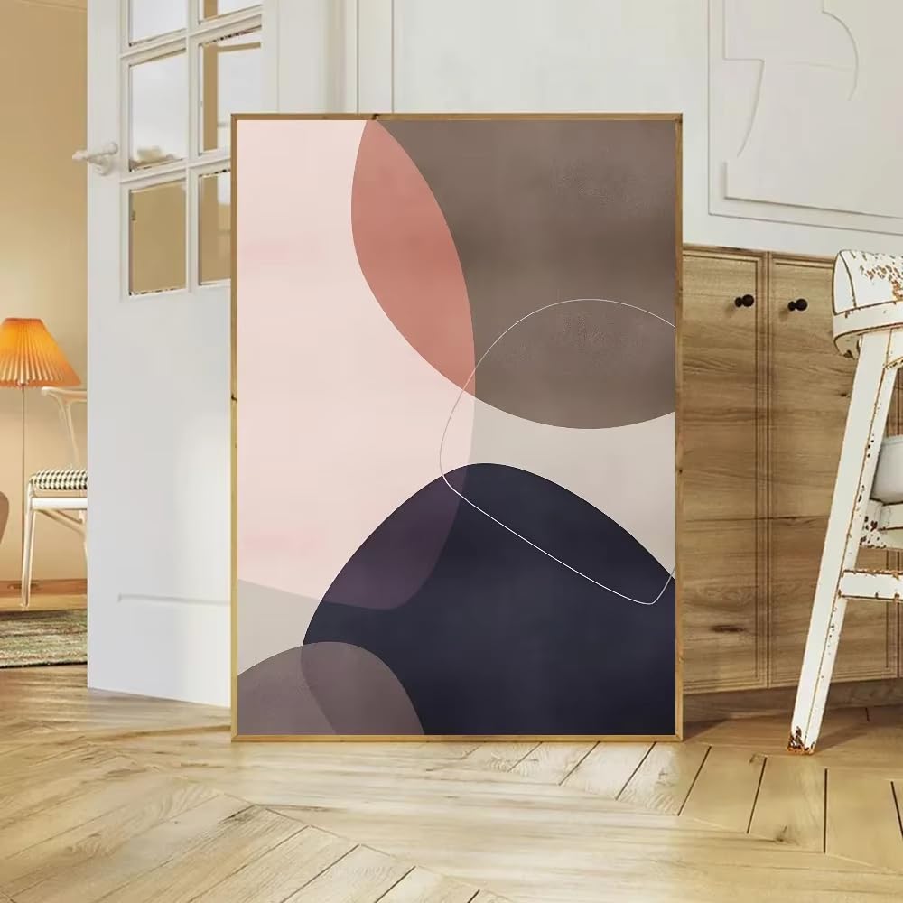 DFZEWKI Graphic Abstract Poster Canvas Painting Art Modern Home Living Room Bedroom(30x40cm(12x16in)/No frame)