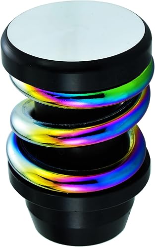 Pomo de palanca de cambios de aluminio para la mayoría de vehículos automáticos manuales (negro colorido)