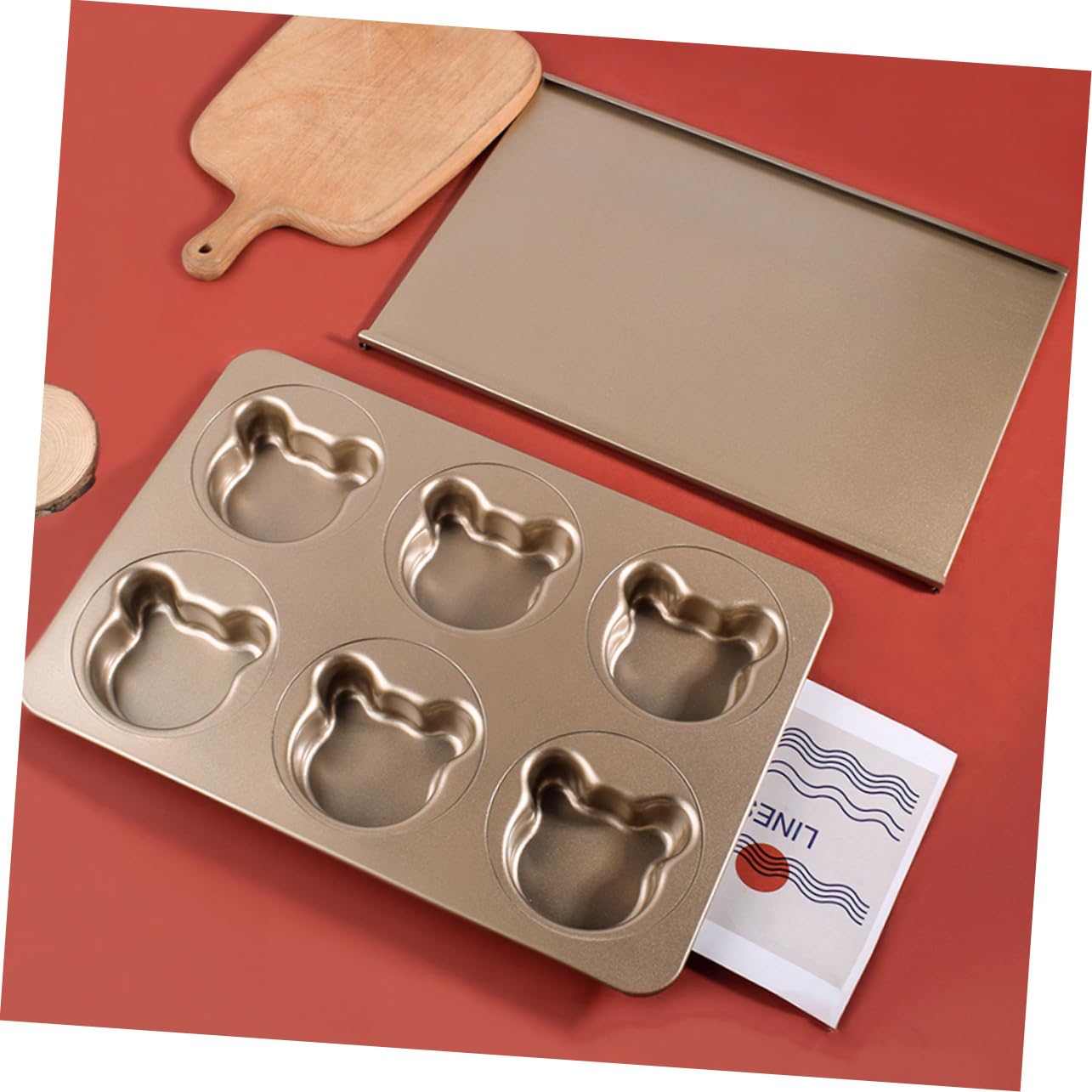 Metall Backform Bär Geformt Kuchen Form Diy Backen Werkzeug Antihaftform Backzubehör Kuchen-backgeschirr Für Backofen Mikrowelle