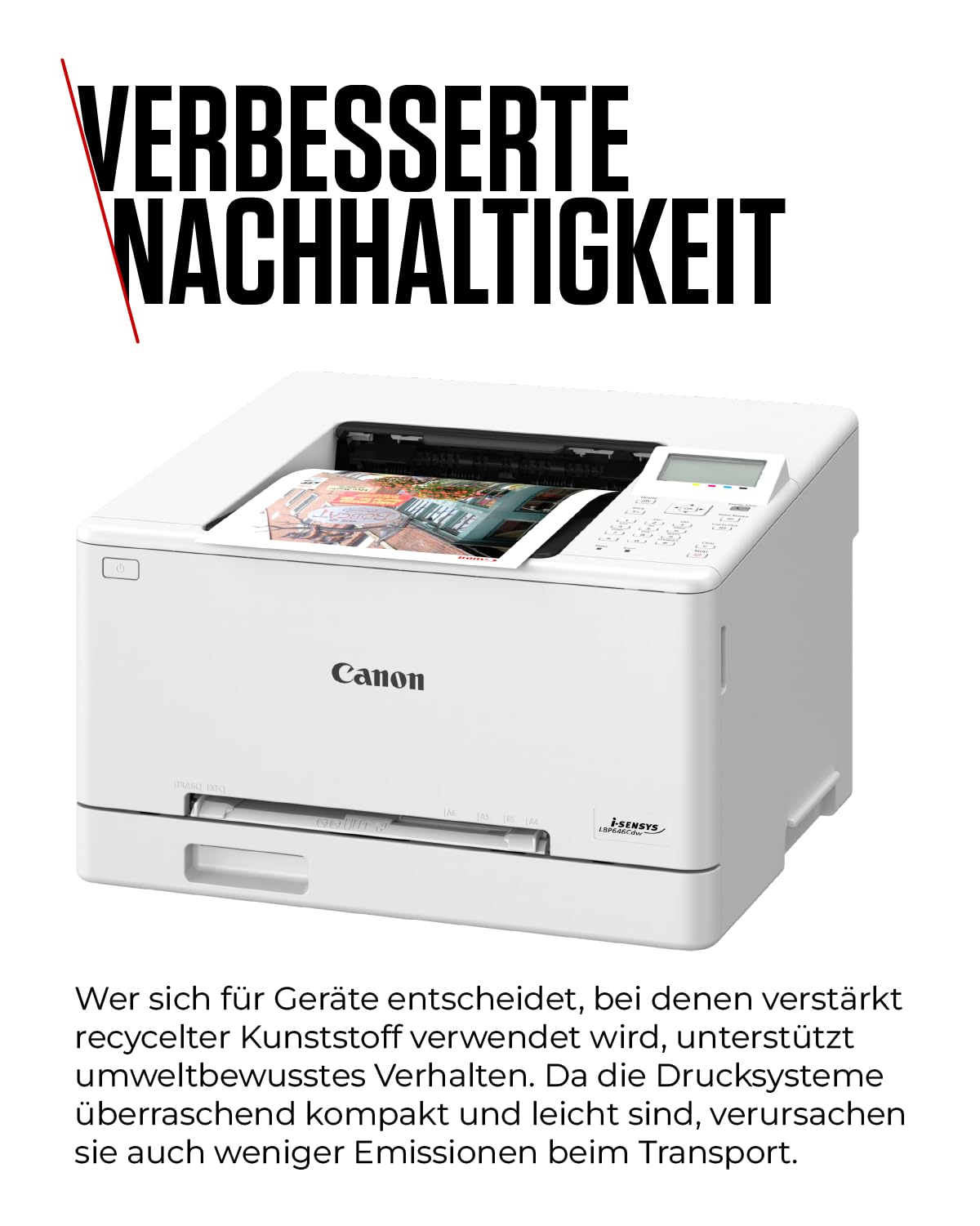 Canon i-SENSYS LBP646Cdw – Farblaserdrucker – 25 Seiten/Min. in A4 – 1200 × 1200 DPI – Automatischer Duplexdruck – WLAN, Ethernet & USB – Sicheres Drucken – Ideal für kleine Büros & Homeoffice