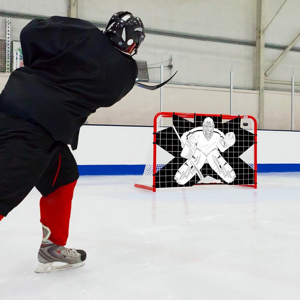 Generic Rete da portiere per hockey su strada, bersaglio da hockey, per allenamento di precisione