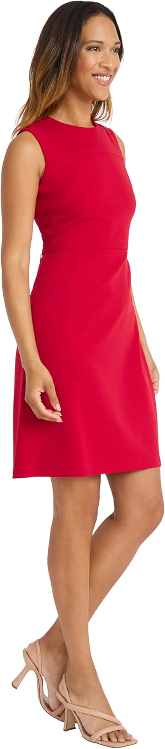 Maggy London Womens Sleeveless Knee Length Sheath Dress - Wedding Guest Or Work Dress for Women - Image 2