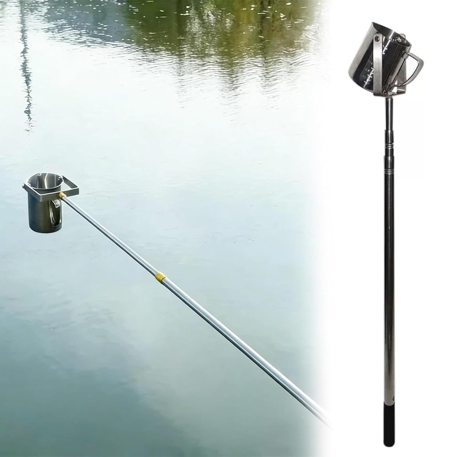 Telescopic Rod Water Collector, 500ml 1000ml Pendulum Beaker Sampler ...