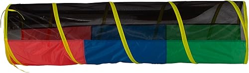 Vista 59 de Pacific Play Tents 41410 - Túnel de gateo Galaxy de 6 pies para niños con estrellas que brillan en la oscuridad Rojo, amarillo