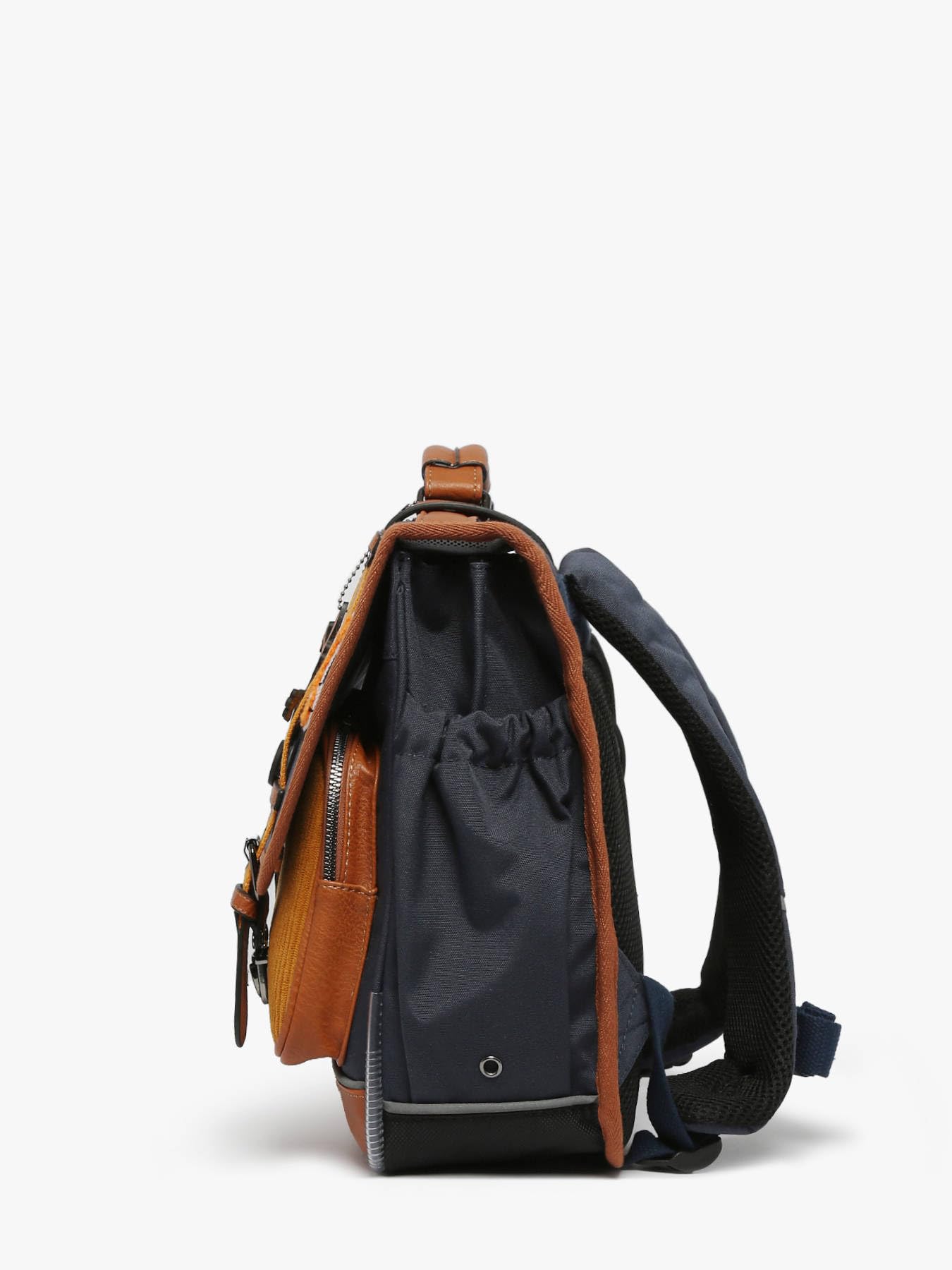 Cameleon Cartable scolaire maternelle et CP Bleu 35cm Vintage Urban avec 2 compartiments - Idéal pour l'école primaire et la rentrée scolaire pour fille et garçon