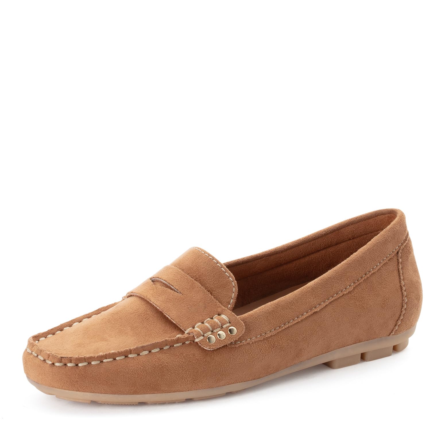 MARCO TOZZI Women Moccasin Soft Feel Me Footbed Comfortable, Brown (Almond), 8.5 UK