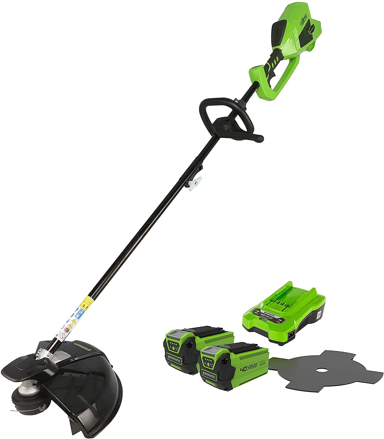 Buy Greenworks Tools Cordless Lawn Trimmer & Scythe 2in1 GD40BCK2X