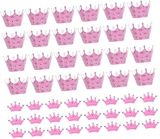 Yardwe Wedding Decor 24pcs Para Cuartos Wedding Décor Birthday Cupcake Topper Cake Toothpick Toppers Cake Decor Set Cupcake Toppers Birthday Cake Hat Decorate Cupcake Topper Cake Decorating