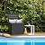 Greesum 31 Gallon Resin Deck Box All Weather Outdoor Storage Boxes for Patio Furniture Set,Outdoor Toys,Garden Tools,Gray