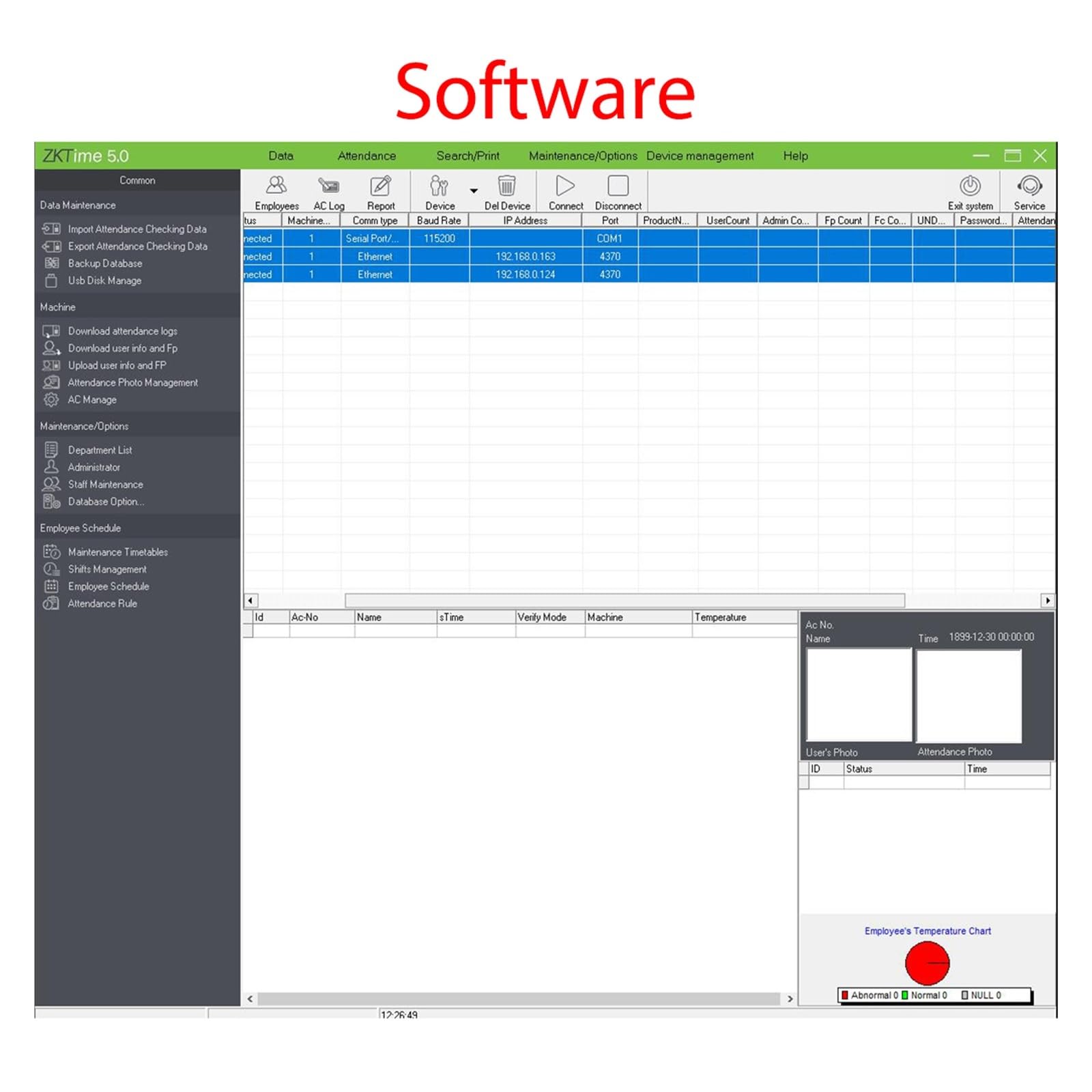 Control horario empleados, MX200 Tcp/Ip RFID 125khz de asistencia de tarjeta SSR tarjeta de proximidad reloj de tiempo máquina de Control de empleado dispositivo electrónico para empleados(English Men