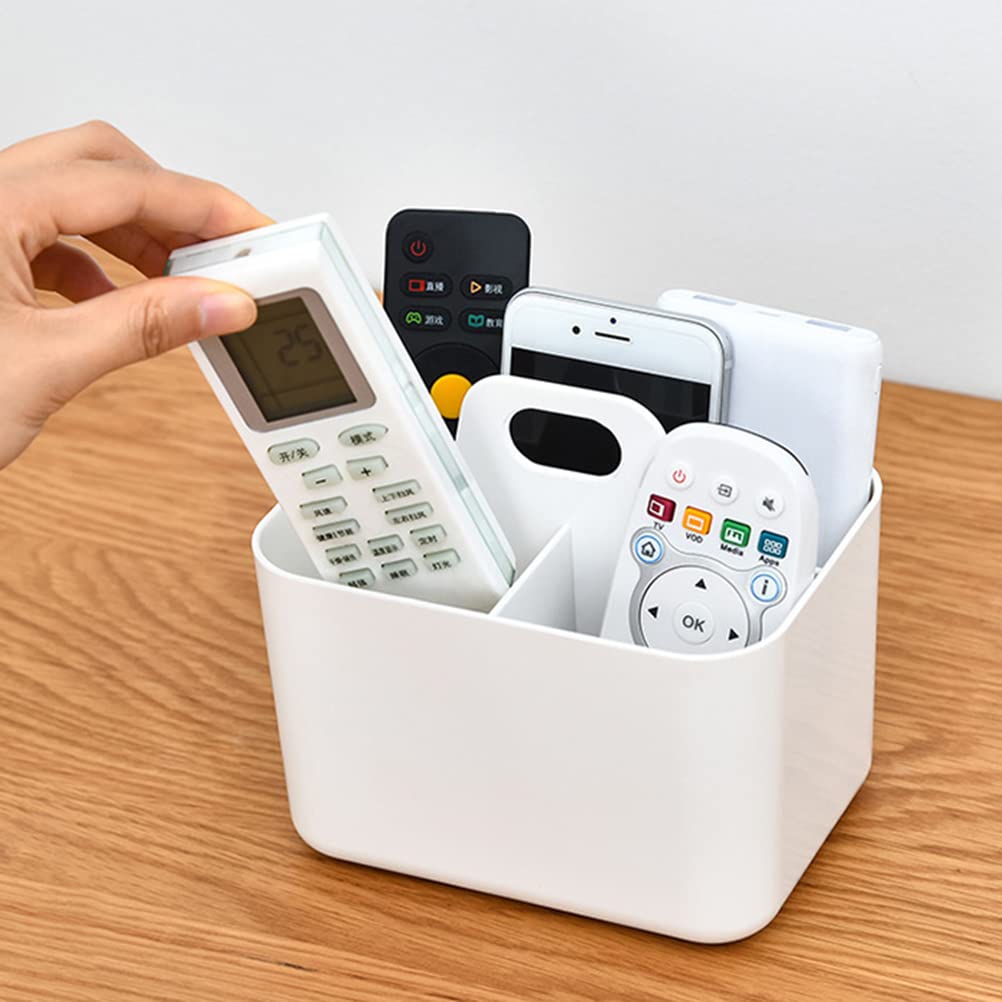 Amazon｜J-ouuo リモコンラック デスクトップ収納 ボックス 仕切り付き 