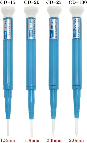 Miniatura 3 de 4 destornilladores de cerámica Heyous Stepper Destornillador de punta de 0.051 in, 0.071 in, 0.102 in, 0.079 in para ajustar varias resistencias