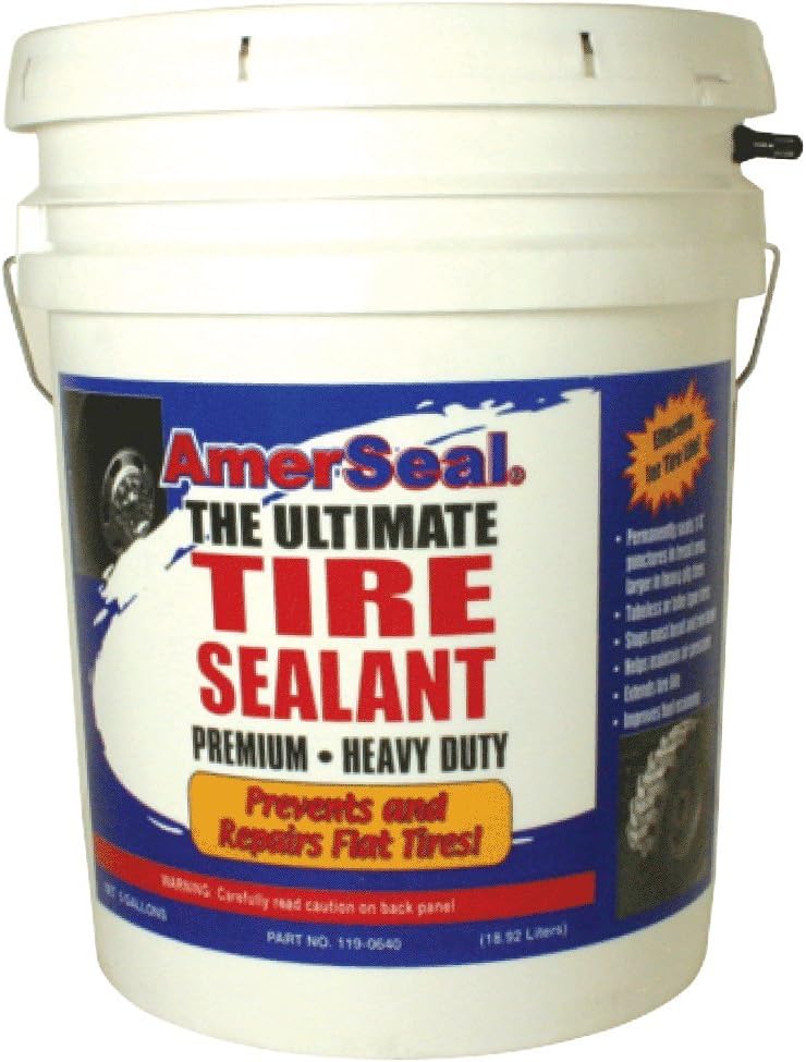 AmerSeal Tire Sealant 5 Gal, Heavy Duty Automotive