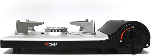 Miniatura 4 de TECHEF - Quemador portátil de gas butano AGNI, fabricado en Corea (estufa + 4 butano)