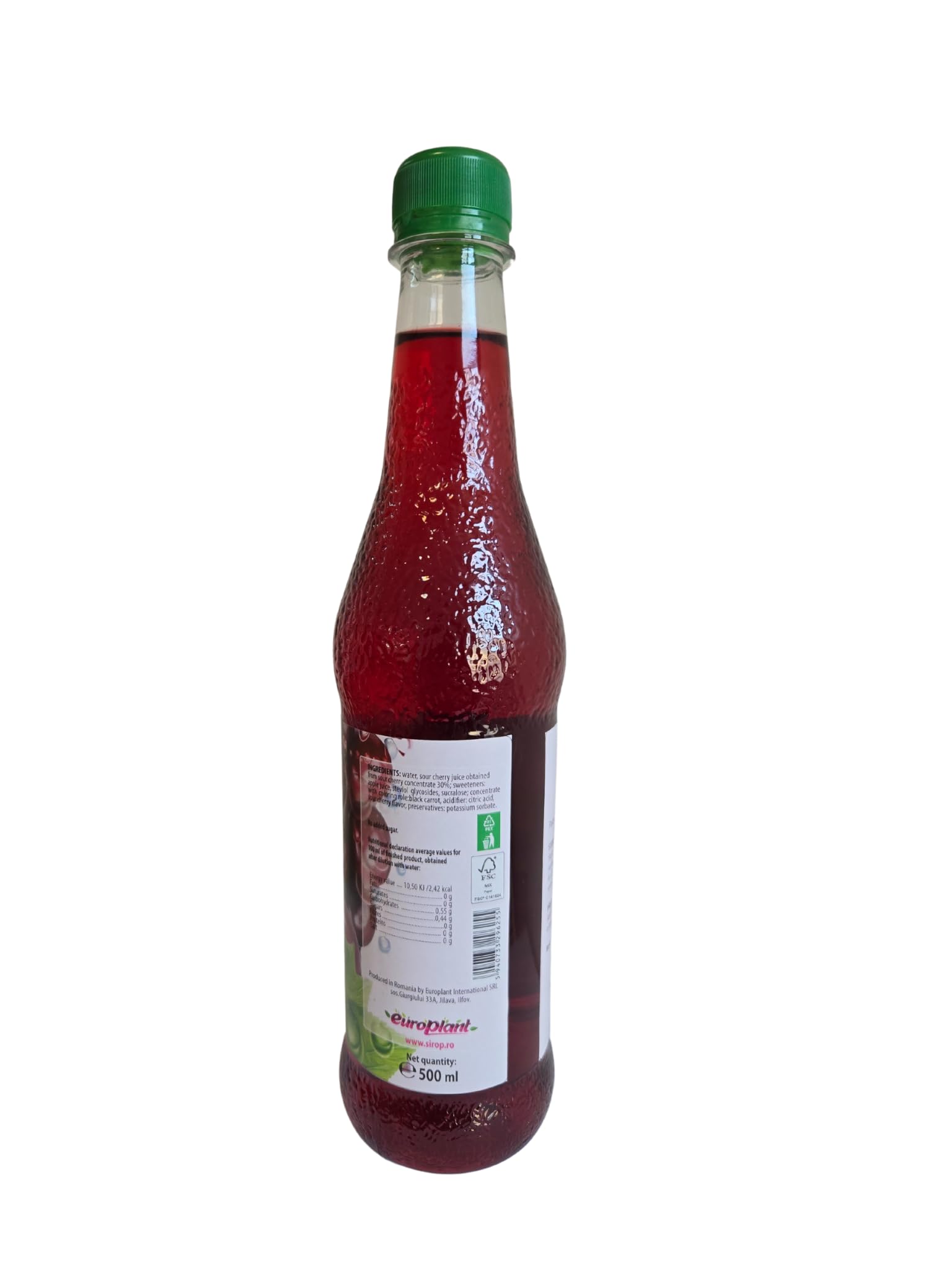 Amazon.com: Drop Sour Cherry Sugar-Free Syrup,Natural Stevia,100
