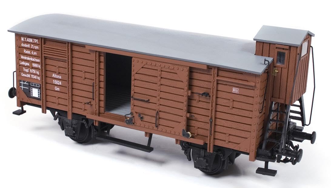 OCCRE Maquette de Train en Bois : Wagon fermé