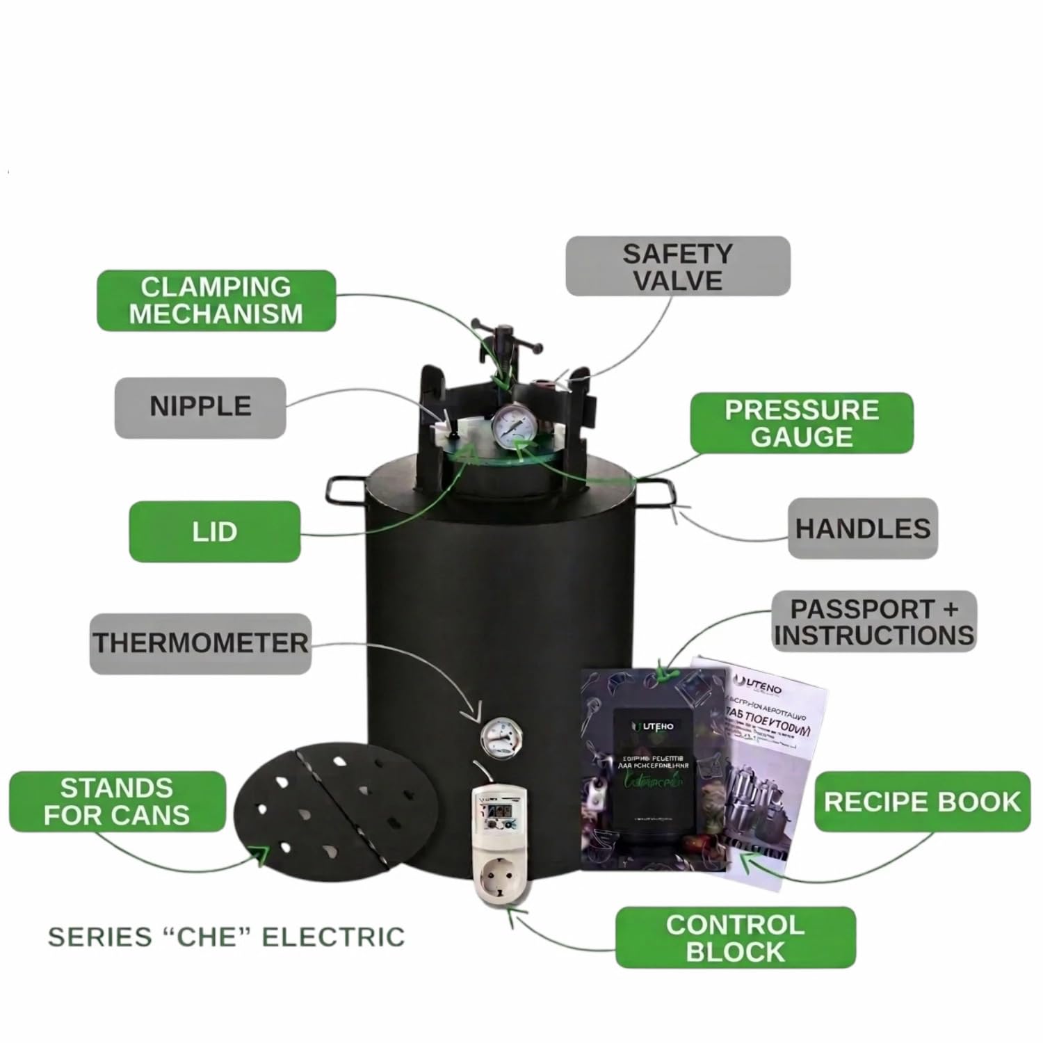 Electric Universal Autoclave CHE-32E 40L