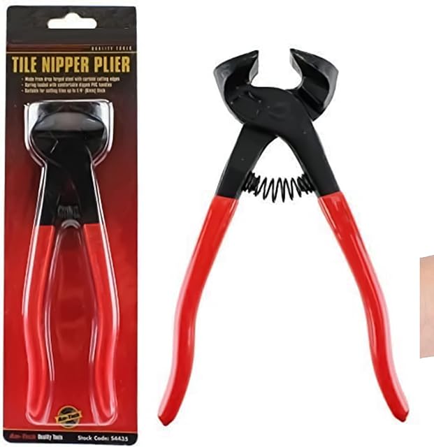 PRICE BEATER Pro Ceramic Tile Nipper, Tile Cutter/Nipper/Plierile Cutting Pliers Professional 8"Tile Cutter 200mm/8 inch Professional Hand Tile Snipper Working Tool Heavy Duty