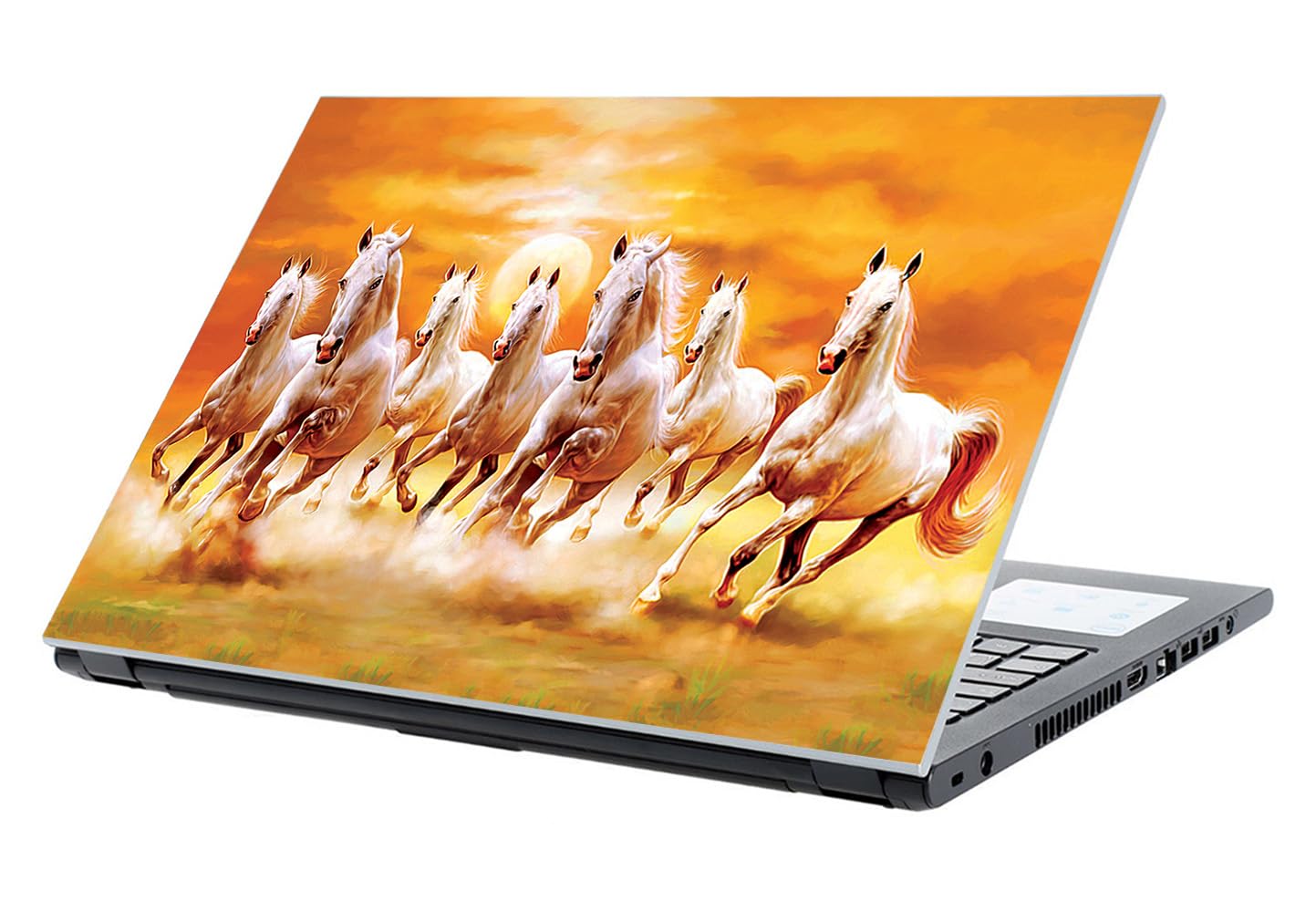 Namaste Home 15.6 inch Laptop Skin - Seven Running Horse - Laptop Skin Sticker - HD Quality. (B08SPXSJ75) Amazon Price History, Amazon Price Tracker