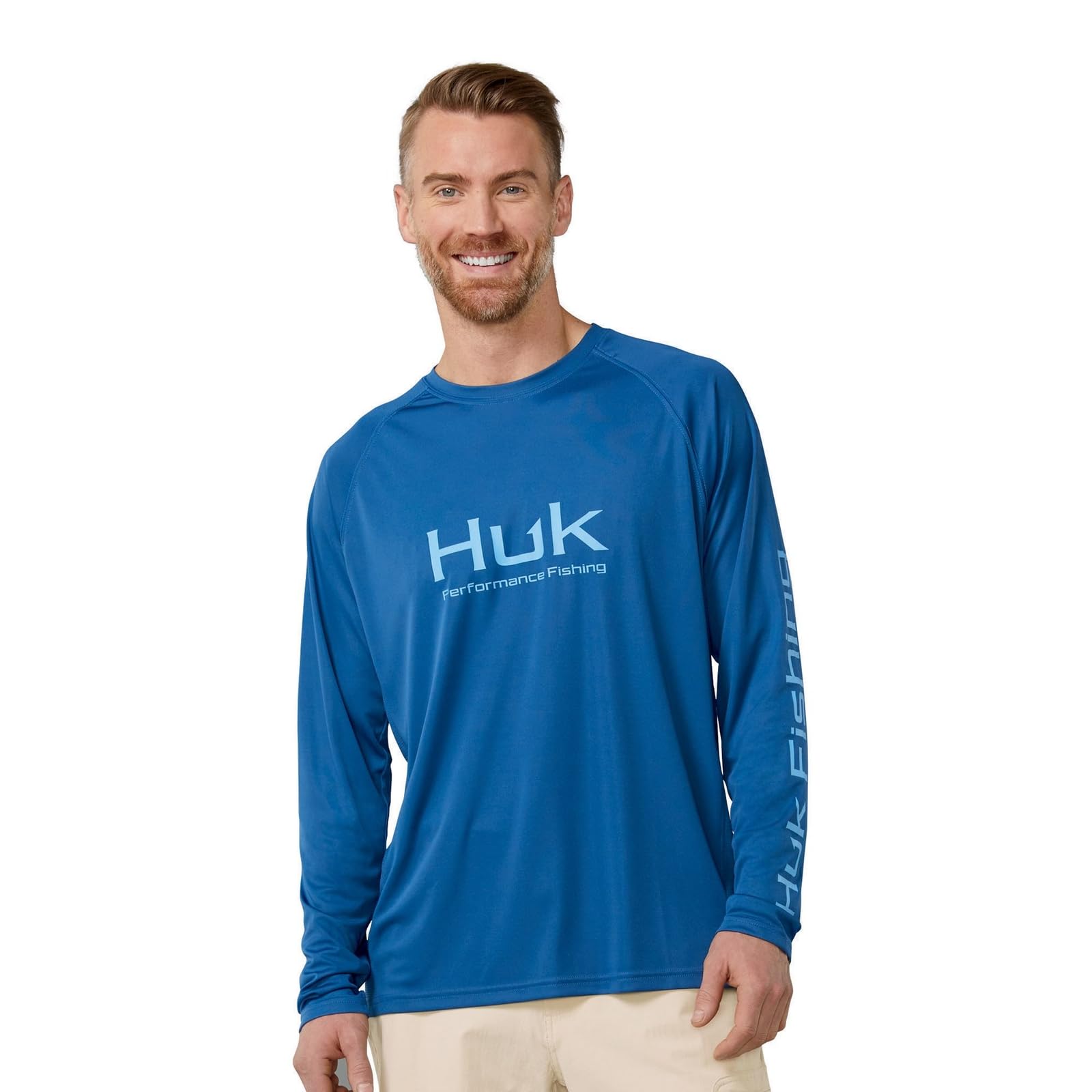 HUK Men's Pursuit Vented Long Sleeve Fishing Shirt (+30 UPF)