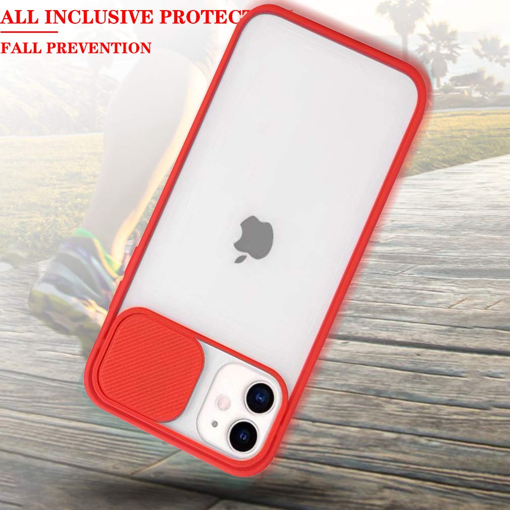 ZSCHAO Cover per iPhone 11 Silicone Slim Sottile Trasparente Nero Opaco Antiurto TPU Custodia Cover Compatibile con iPhone 11 Rigida Libro Full Case Matte Ultrasottile Bumper Nero