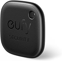 Vista 1 de eufy Security de Anker SmartTrack Link (negro, paquete de 1), no compatible con Android, funciona con Apple Find My (solo iOS), buscador de llaves