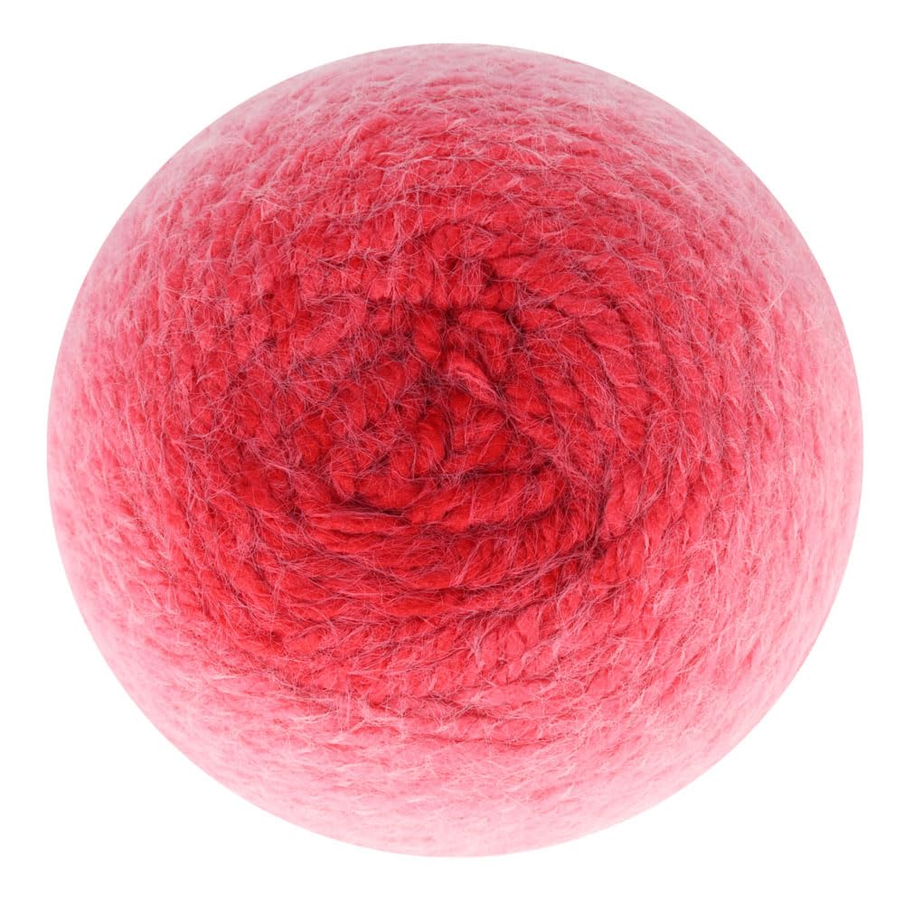 Scheepjes Snowfall madeja contra el desgaste, hilo acrílico nilón rojo escaramujo 04 robusto