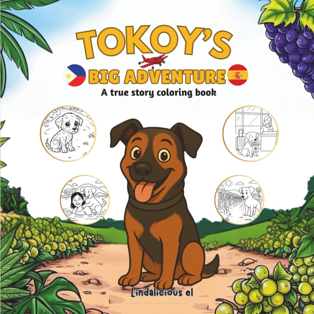 Tokoy's Big Adventure: A true story coloring book