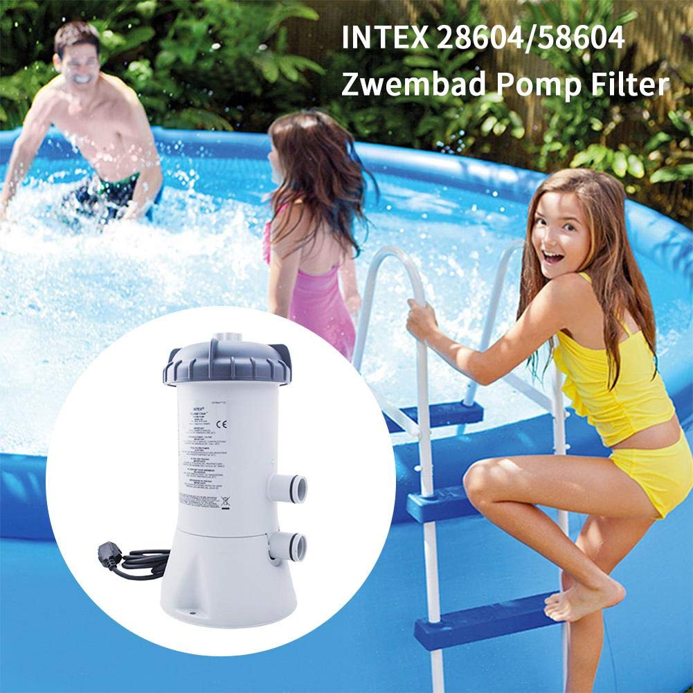 Pompa Filtro Pompa del Filtro A Cartuccia Kit di Filtri per Piscina Pool System Summer Kit per La Purificazione dell'Acqua, Diametro del Tubo Elemento Filtrante