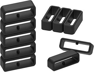 Replacement Band Keeper Compatible with Garmin Instinct Silicone Bands(Pack of 10) Compatible with Garmin Fenix 5 / Fenix 5 Plus/Fenix Chronos Fastener Ring Security Loop