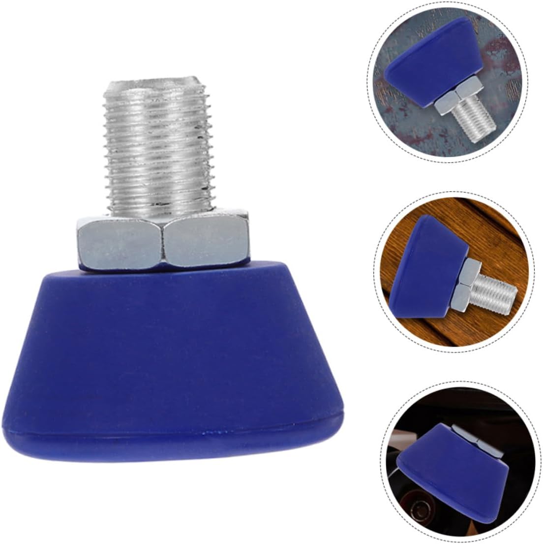 BESPORTBLE Blue Rubber er Skates Toe Stoppers Stainless Steel er Skate Toe Guards er Skates Supplies er Skate Brake