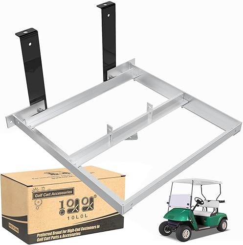 10L0L Bandeja de batería de aluminio para EZGO TXT/Medalist 1994+, Freedom TXT y Valor 36V/48V Carritos de golf eléctricos, reemplazo 70046-G01