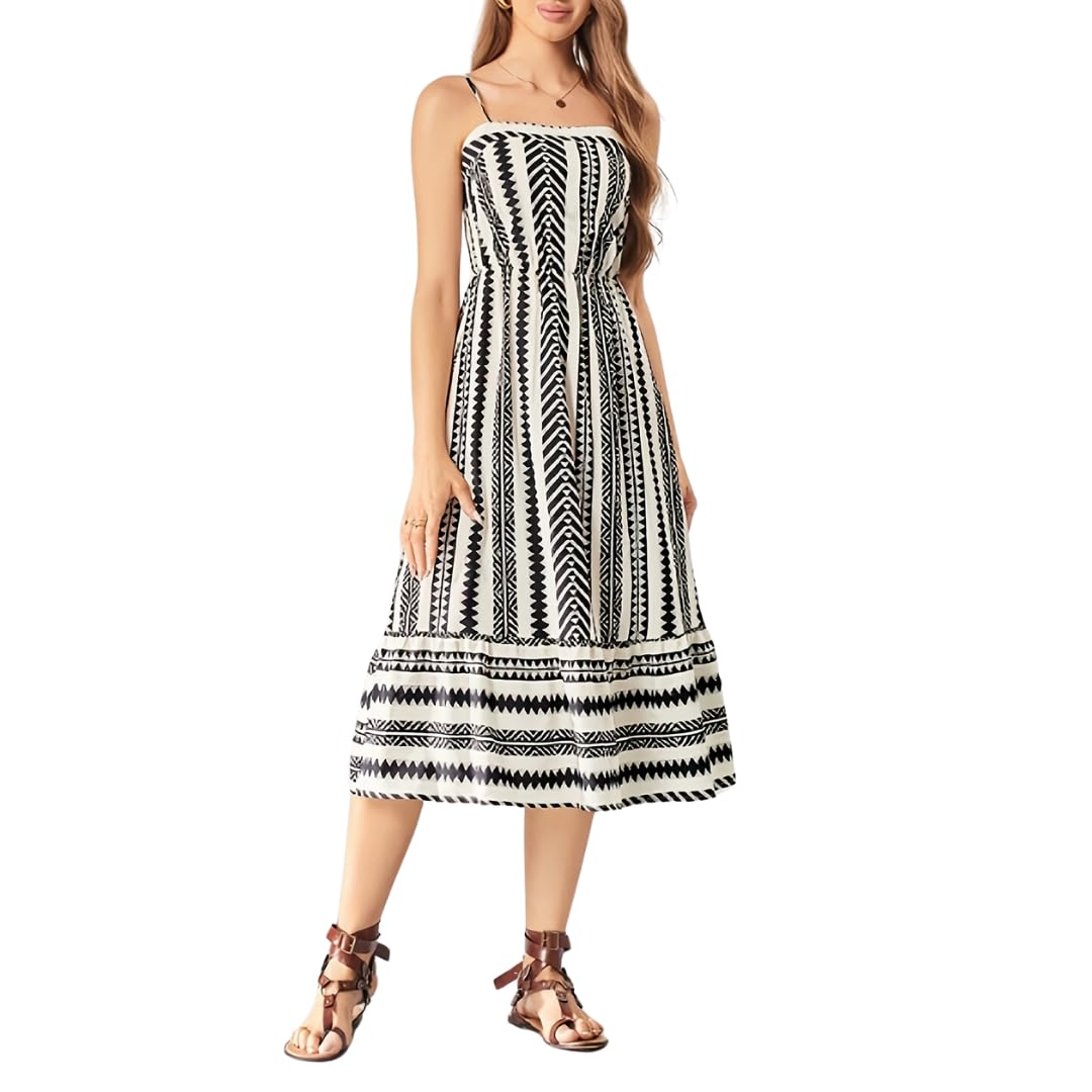 bollyclues Women's Multicolor Cotton Sleeveless Maxi Dresses |Long Dress for Women-picture-31