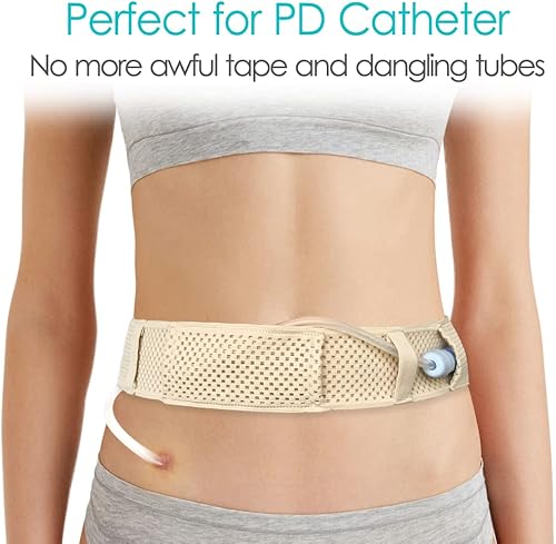Miniatura 2 de Cinturón de malla transpirable PD para catéter de diálisis peritoneal, suministros de accesorios de transferencia suave, cinturón protector para