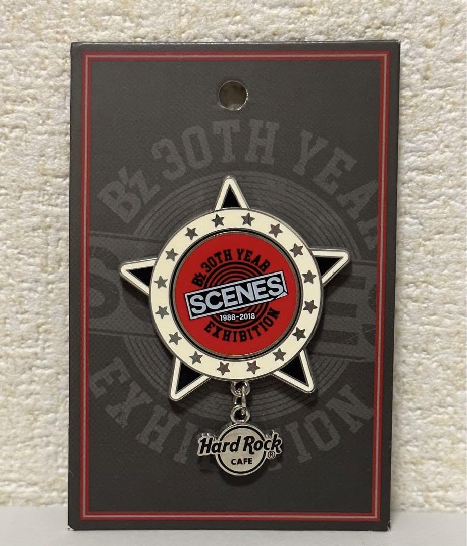 Amazon.co.jp: B'z 30th Hard Rock CAFE ピンバッジ レッド